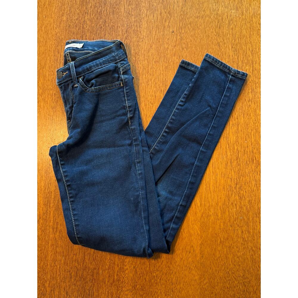 Levi's 710 Super Skinny Jeans size 24 Dark Wash